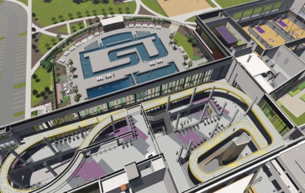 LSU's 'lazy river' is part of an  million dollar recreation project paid for by an increase in student fees.